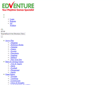 Tablet Screenshot of edventure.co.uk
